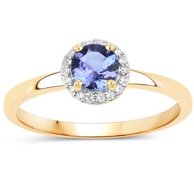 Vira Jewels - Ring 925/- Sterling Silber Tansanit violett 0,53 ct. Ringe 1 ct Damen