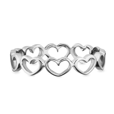 caï Ring 925/- Sterling Silber ohne Stein 054 (17,2) Damen Image
