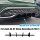 Per Audi A3 8Y Sline Hatchback 2024 + Auto Paraurti Posteriore Coda Labbro Inferiore Spoiler Diffusore Nero Lucido ABS Protezione Esterna Decorazione