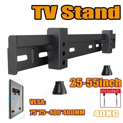 TV Wall Mount Fixed for Most 25-55 Inch TV Two Hole Hanging Bracket Easy Install Wall Mount TV stand