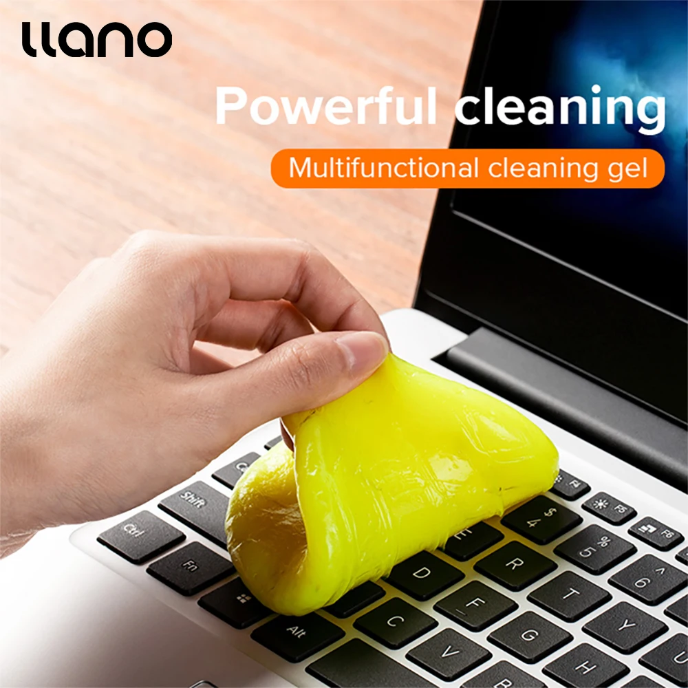 Llano Tastatur Reinigungs gel Laptop Reinigungs schlamm weich klebrig Staub reiniger Gummi Universal für PC Tablet Laptop Computer Auto Entlüftung Image