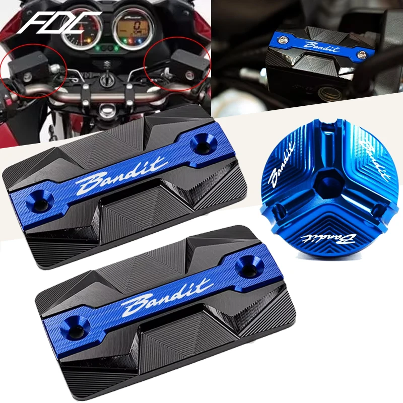 Für Suzuki Bandit S650 600 650 1200/S/N 1250 1250S GSF 1250 650 Motor Vorne brems Flüssigkeit Reservoir Öl Tank Abdeckung Kappe Schutz Image