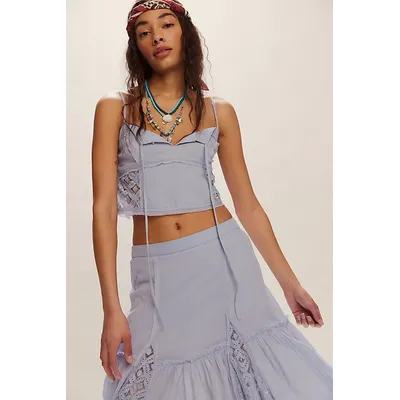 Aimee Skirt Set by free-est at Free People in Dried Hydrangea, Size: XL