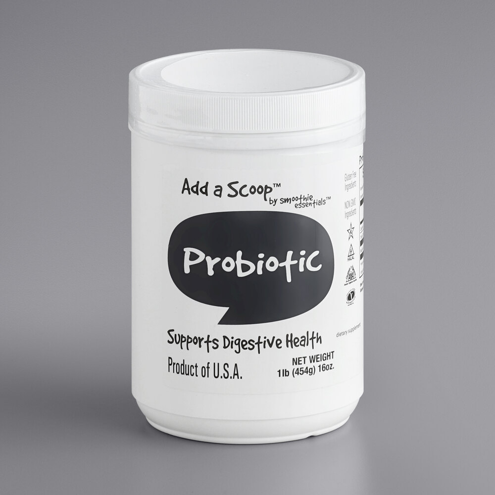 Add A Scoop Probiotic Blend Supplement Powder 1 lb. - 18/Case