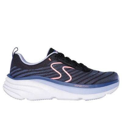 Skechers Women's Relaxed Fit: D'Lux Vapor - Cool Breeze Sneaker | Size 6.0 | Black/Purple/Pink | Textile/Synthetic | Vegan | Machine Washable
