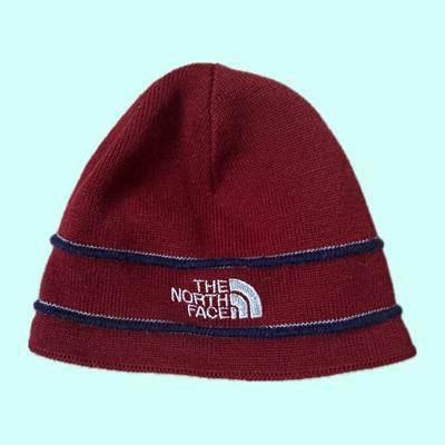 The North Face Accessories | Early 2000s The North Face Beanie - 100% Wool, Made In Canada | Color: Blue/Red | Size: Os
