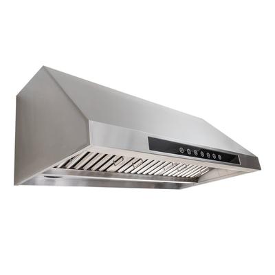 PLJW 102 Ductless convertible Under Cabinet Range Hood with Premium Stainless Steel - Max performance and quality / 42 inches wide / 304 Outdoor Rated Stainless Steel