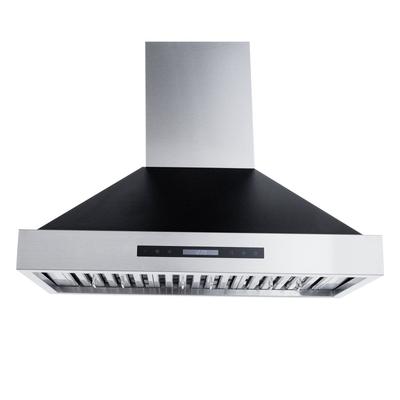 Proline King Air with Stainless Steel, White and Matte Black Finish - Dream Home Series - 550/1200 CFM, Wall-Mounted Range Hood / 36 inches wide / White