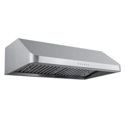 Under-Cabinet Range Hood, Convertible to Ductless, High Performance, Stainless Steel Finish | Proline PLJW 121 / 36 inches wide