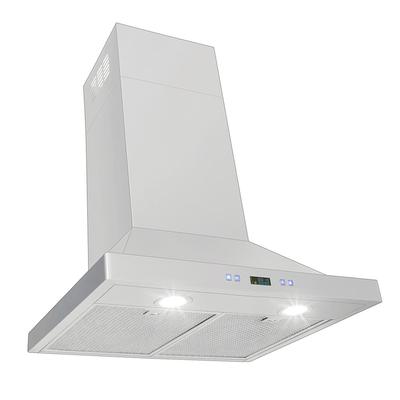 Wall Mounted Range Hood, Convertible to Ductless, 600/1200 CFM, Stainless Steel Finish, Black Finish | Proline PLFW 520 / 42 inches wide / Stainless Steel