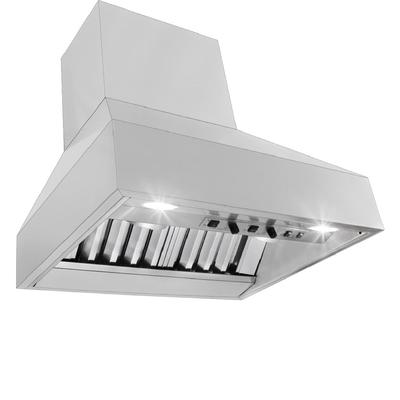 Wall Mounted Range Hood, Ducted, Variable CFM, Stainless Steel Finish, Outdoor Rated Finish option | Proline ProVWC / 36 inches wide / 304 Outdoor Rated Stainless Steel