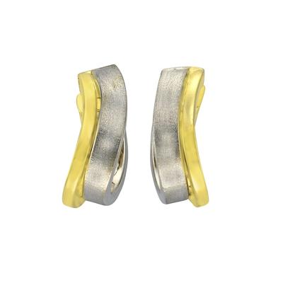 Celesta - Ohrring 333/- Gold weiß Creolen 1 ct Weiss Damen (398.99 € / 1 ct) Image