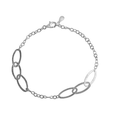 Celesta Armband 925/- Sterling Silber 20,0cm Weiss Damen Image