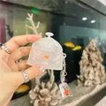 Custodia per auricolari per Huawei 5 4 PRO3 per Huawei Freeclip Se2 Auricolari wireless Auricolari Proteggi la copertura Ciondolo modello borsa per pesci dorati