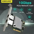 Scheda di rete PCIE a RJ45 da 10 Gbps X540-T2 Gigabit Ethernet PCI Adattatore LAN Express a doppia porta 10000 Mbps per desktop Win10