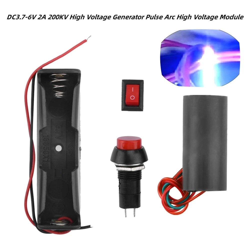 DC3.7-6V 2A 200KV Hochspannungsgenerator Pulse Arc Hochspannungsmodul, Hochspannungsmodul, Hochspannungsgenerator Image