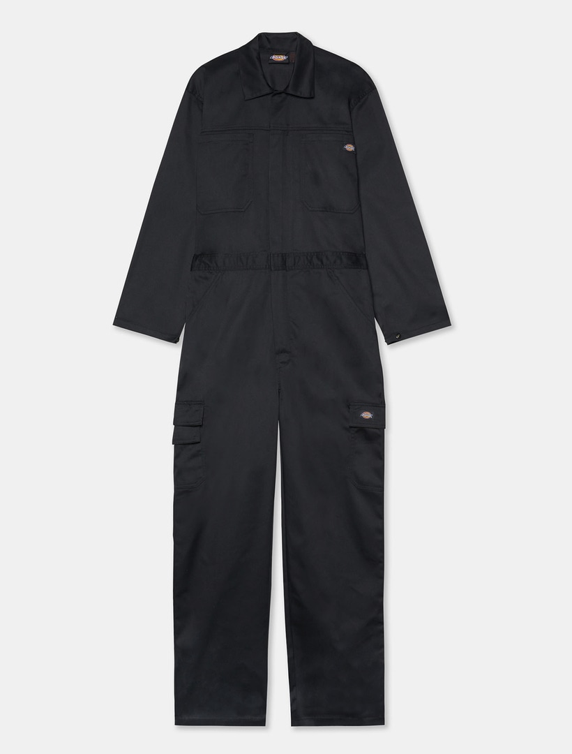 Arbeitsoverall DICKIES "Dickies Workwear Coverall REDHAWK COVERALL", Jungen, Gr. XL, schwarz, Obermaterial: 65% Polyester, 35% Baumwolle, Overalls Image
