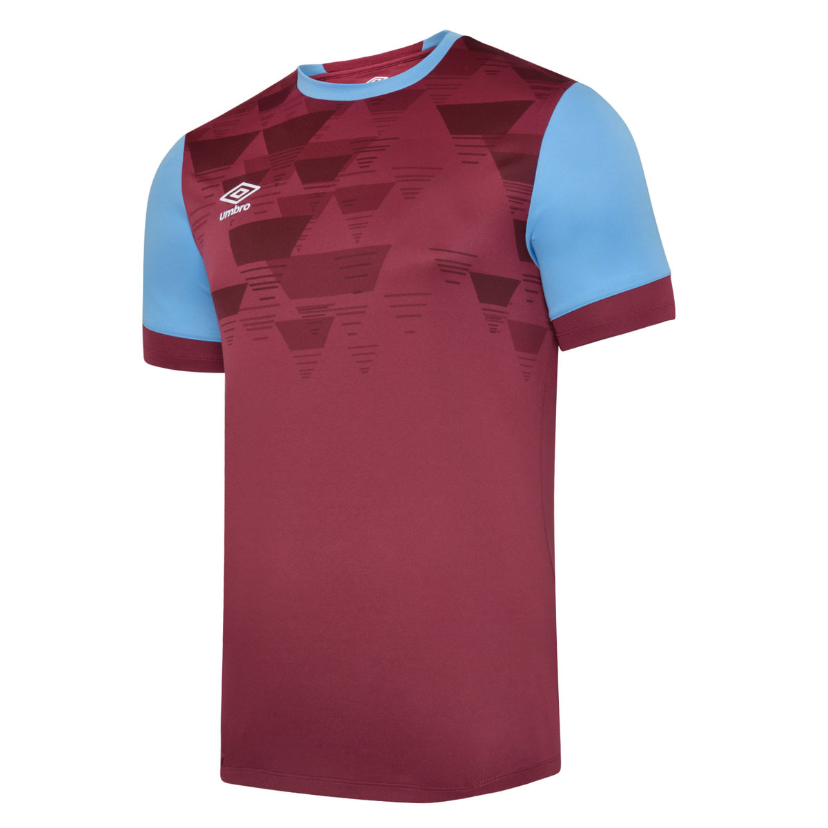 Umbro - Maillot VIER - Enfant (Bordeaux / Bleu ciel) Image