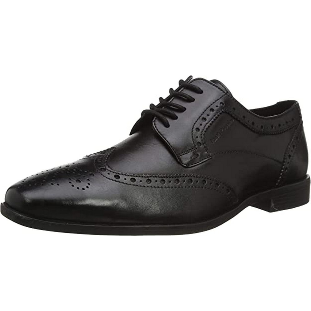 Hush Puppies Jungen Elliot Leder Brogues (Schwarz) Image