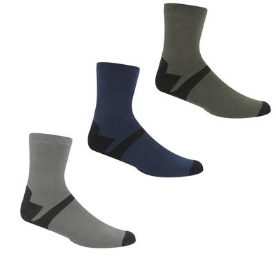 Regatta Herren Lifestyle Knöchelsocken (3er Pack) (Dark Steel/Dark Denim) Image