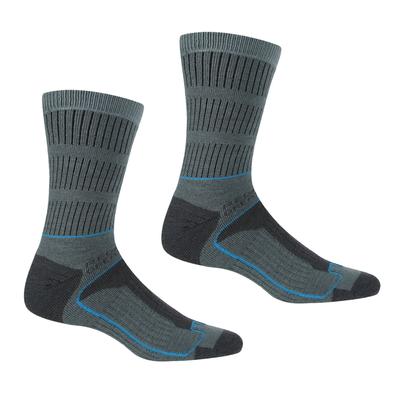 Regatta Damen/Damen Samaris 3 Season Boot Socks (Stormy Sea/Niagra Blue) Image