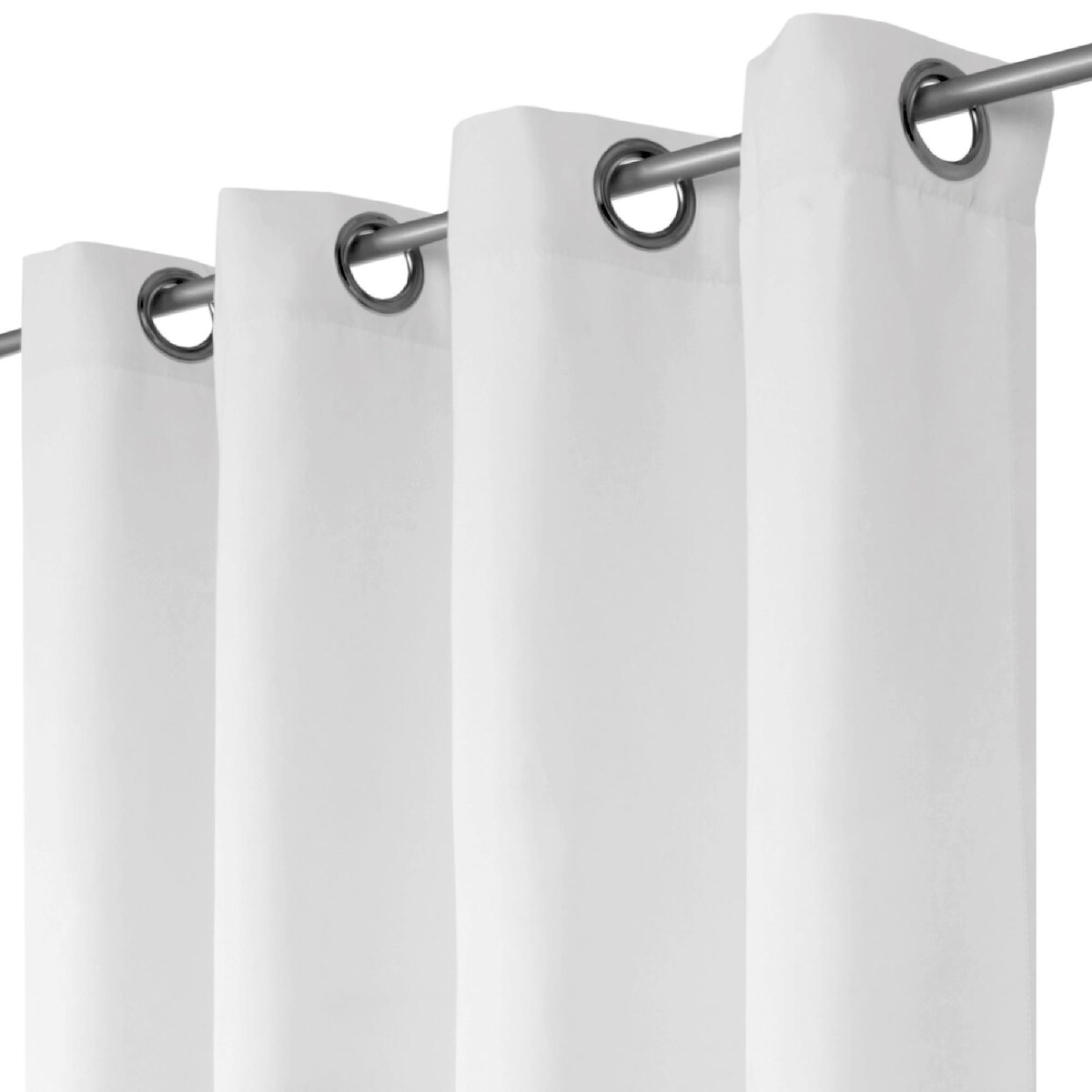 Bestlivings Dekoschal Ellen Ösen ca. 140x175 cm hellgrau - silbergrau Image