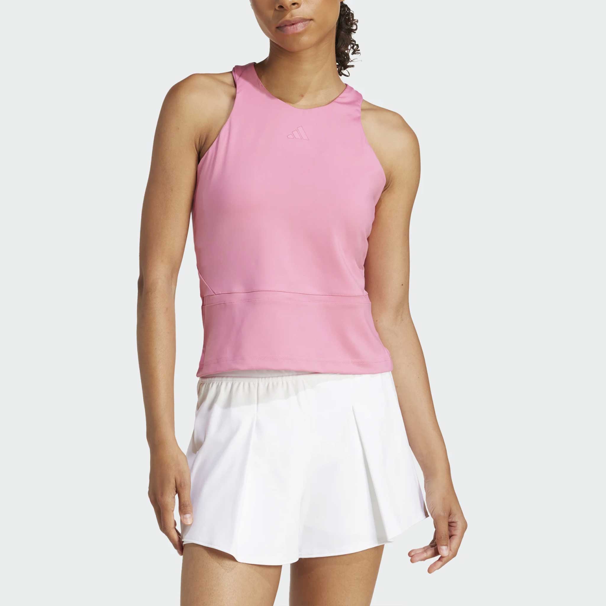 adidas Y-Tank Midi 2025 Women's Tennis Apparel Pink Fusion