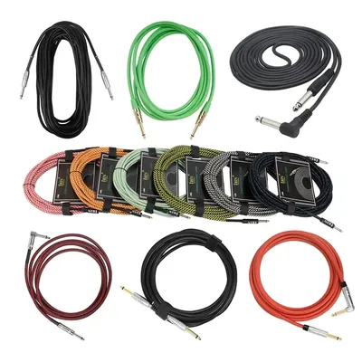 IRIN Guitar Cable Wire Cord 10/6/3M Jack Line Amp Connection Cable Audio Cable Noise Reduction Line
