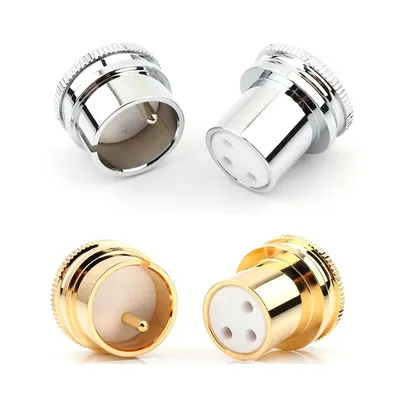 Protective Cover Gilded Covers Dust Cap Shielded XLR Cap Noise Stopper Shielding Caps