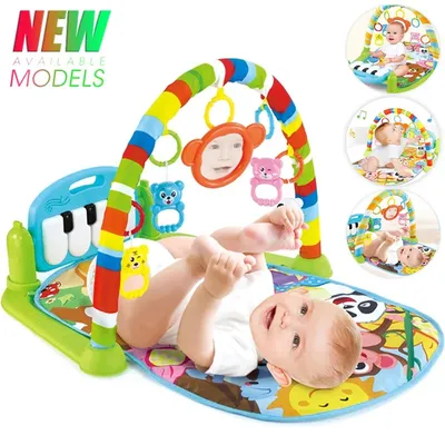 Baby Activity Gym Music Rack Early Education Toy Gifts Newborn 0-36 Months Piano Keyboard Infant