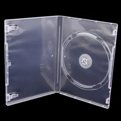 Transparent Bottom CD Box Empty CD Case PP Plastic Milky Transparent CD Case CD Case Capacity 1