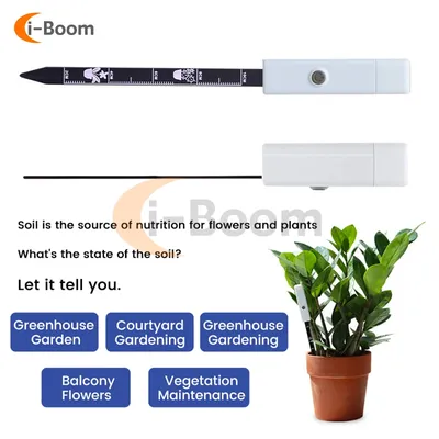 Soil Moisture Meter Plant Moisture Meter Highly Accurate Moisture Sensor 3 Color Indicator Lights