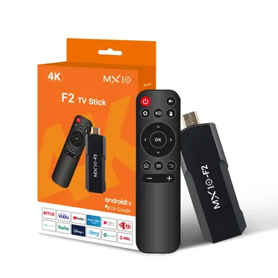 tv sticks 1gb 8gb 1 unit android 2024 stb mx10 F2 tv box android 4k eu android tv stick
