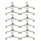 12pcs Mini Clothes Hangers Clothes Dress Hangers Mini House House Metal Hanger To Store Clothes Support