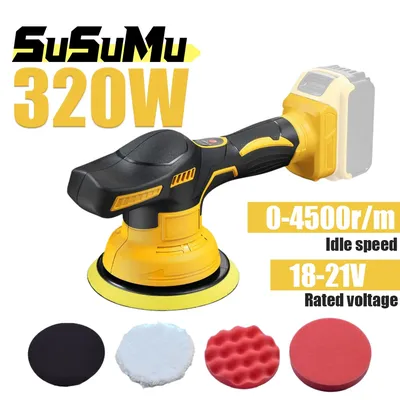 Car Polisher Electric Polishing Machine for Dewalt/Makita Battery Wireless Waxing Sanding Sealing