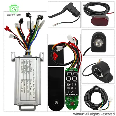 M365 Electric Scooter Brushless Motor Universal Controller LED Dashboard 36V 350W Kit for Xiaomi