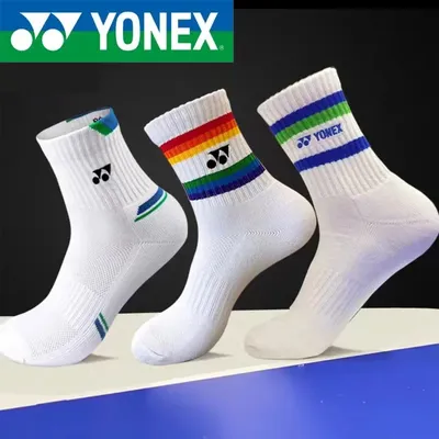 YONEX New Badminton Socks Thickened Towel Bottom Sports Socks Absorb Sweat And Deodorize Fitness