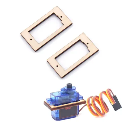 5/10/20pcs Rc Servo Mount Holder Wood Chip For SG90 9g Servo Steering Gear Mounting Seat