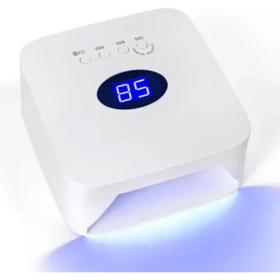 Rechargable UV LED Nail Lamp Dryer With HD Display Smart Nail Drying Lamp for Fast Dry Curing All