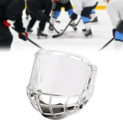 Ice Hockey Visor Shield Combo Protective Equipment Dryland Hockey Match Training Practice Face