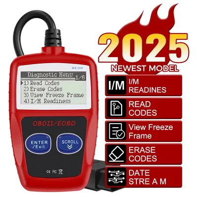OBD 2 Scanner Digital Display Fault Code Clear Universal Version OBD2 Code Reader Multi Functional