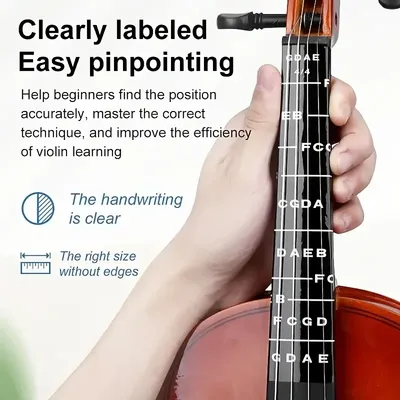 1/4 4/4 4/3 1/8 Violin scale stick bitmap scale without leaving glue beginner violin special sticker