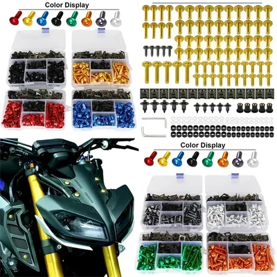 For Yamaha MT 07 09 10 03 125 SP MT07 MT09 Tenere 700 Tracer 9 GT 900 9GT 900GT FJ-09 FJ09 Tracer9 Fairing Screws Set Bolts Kit