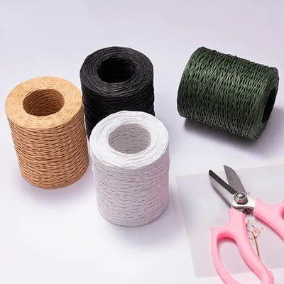 200M Roll Floral Bind Flower Wire Vine Wrap Wrapping Ribbon Floristry Paper for Festival Gifts DIY