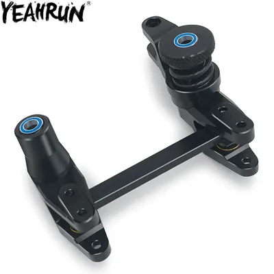 YEAHRUN Metal Steering Bellcrank Assembly for 1/10 MAXX WideMAXX RC Buggy Truck Upgrade Parts