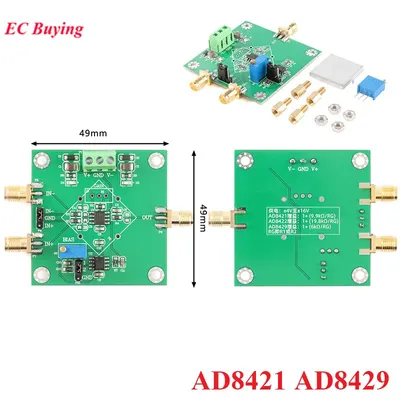 AD8421 AD8429 Precision Instrumentation Amplifier Module Signal Millivolt Voltage Amplifier Board
