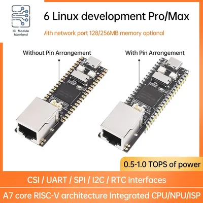 Luckfox Pico Pro/Max Luckfox RV1106 Linux Artificial Intelligence Development Board Cortex A7 Type-C