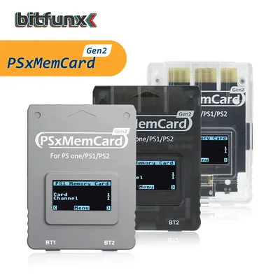 Bitfunx PSxMemCard Gen2 Sd2psXtd to Store Saves for PS1 and PS2 Games for PlayStation1 PS one
