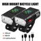 Bicycle Light 2T6 LED Front USB Rechargeable Mountain Bicycle Lamp 1000LM Bike Headlight Flashlight
