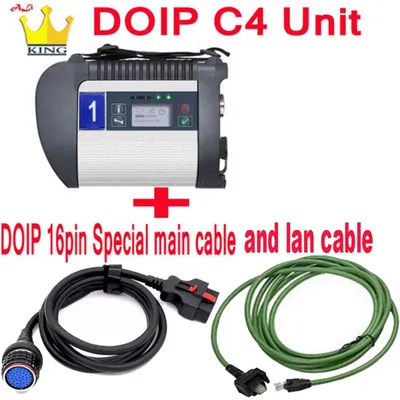 DOIP MB star c4 plus DOIP multiplexer with wifi SD Connect C4 OBD2 scanner Ethernet lan cable